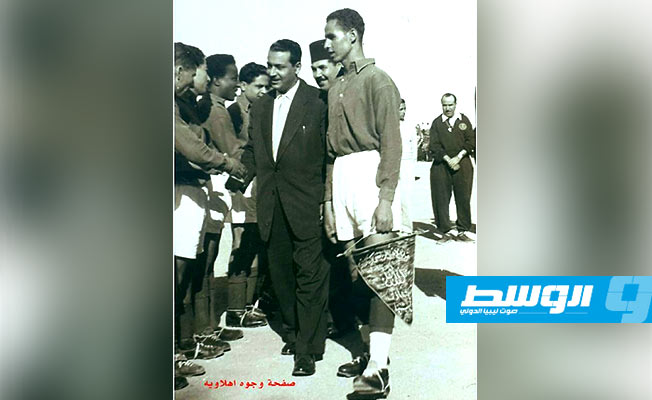 مع سالم البرغثي رئيس فريق الأهلي