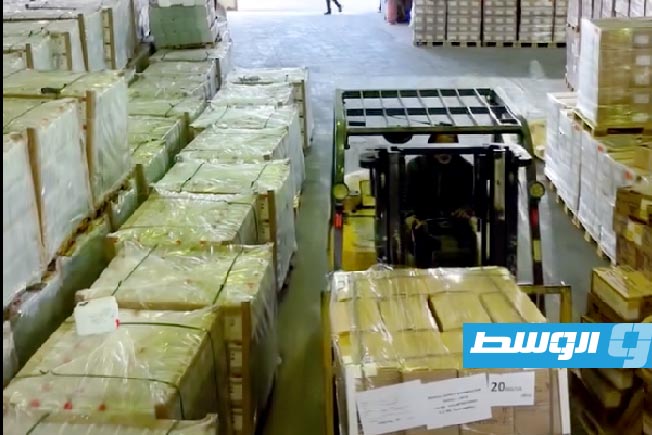 جهاز الإمداد الطبي يعلن استلام شحنة جديدة من مشغلات غسيل الكلى الثلاثاء 23 ديسمبر 2025. (جهاز الإمداد الطبي)