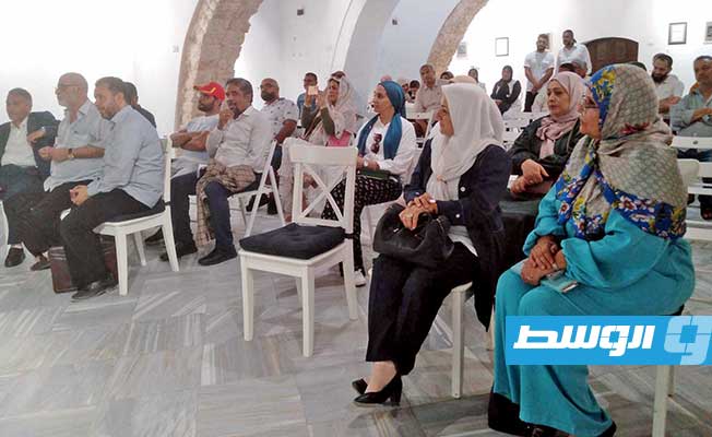 جانب من الحضور. (خاص الوسط)