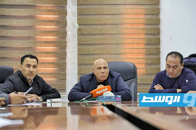 اجتماع مجلس إدارة اللجنة الأولمبية الليبية الخميس 22 يناير 2026 (تصوير - محمود دردور - خاص الوسط)