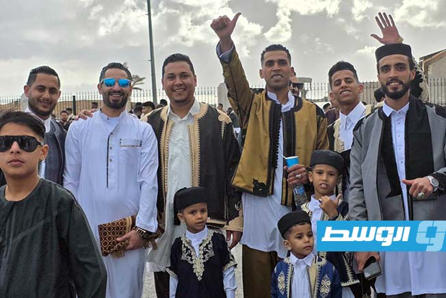 الشباب المشاركون في التجمع، 31 مارس 2025. (تصوير: ماهر الغرياني)