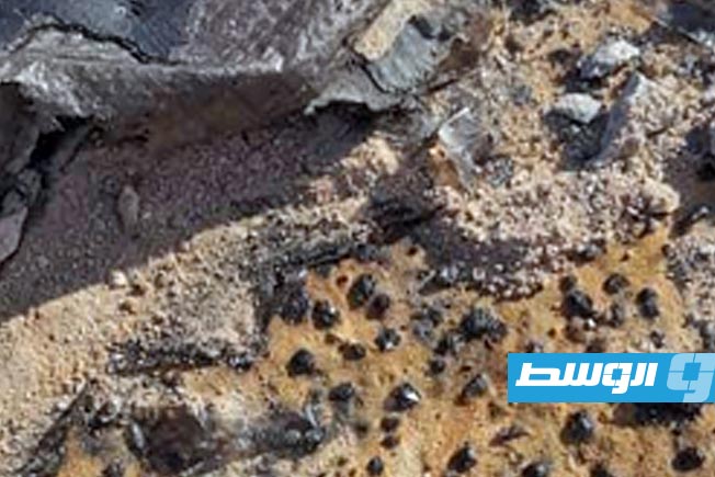 آثار التصدع في المركز الوطني للمحفوظات والدراسات التاريخية، 21 يناير 2025. (الصفحة الرسمية للمركز)