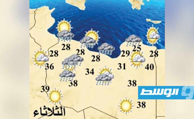 حالة الطقس المتوقعة (الثلاثاء 7 سبتمبر 2021)