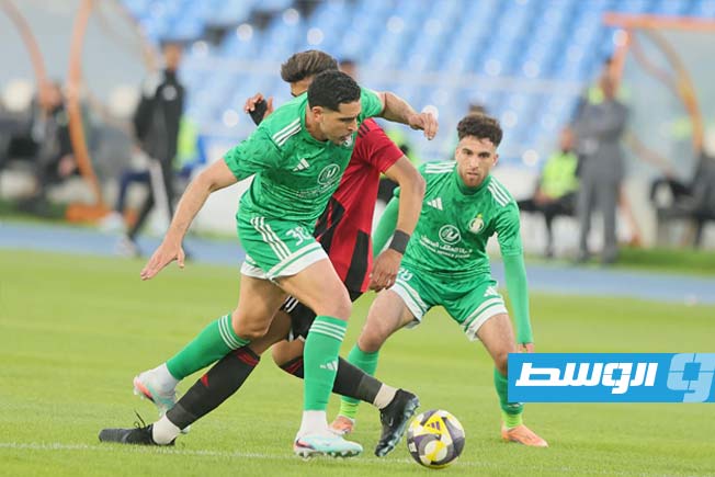 مباراة الأهلي طرابلس والظهرة بالدوري الليبي لكرة القدم الخميس 9 أبريل 2026 (تصوير - محمود دردور - بوابة الوسط)