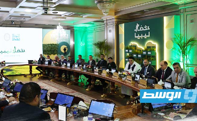 مراسم إطلاق مبادرة «خضار ليبيا»، الأربعاء 18 ديسمبر 2024. (حكومتنا)
