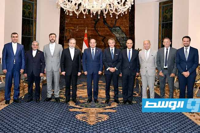 الرئيس المصري عبد الفتاح السيسي، يستقبل وزير الخارجية الإيراني عباس عراقجي، والمدير العام للوكالة الدولية للطاقة الذرية رافاييل جروسي، القاهرة 9 سبتمبر 2025 (الرئاسة المصرية)