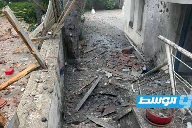 دمار في مستوطنة «راس العين» وسط فلسطين المحتلة جرّاء القصف الإيراني. (تسنيم)