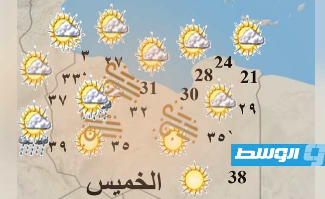 أحوال الطقس اليوم: أجواء متقلبة في غالبية المناطق