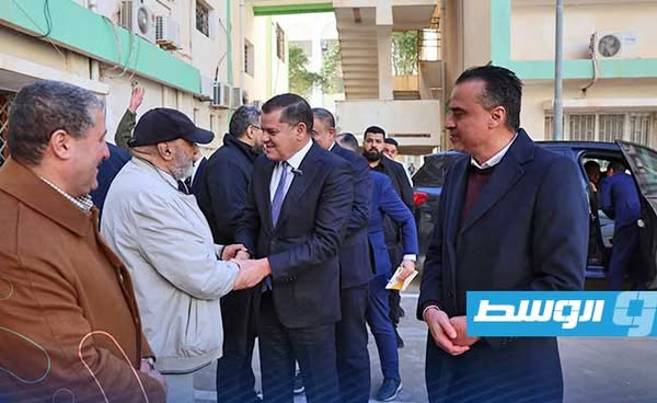 اجتماع الدبيبة مع المجلس البلدي غريان، الأحد 8 ديسمبر 2024. (حكومتنا)