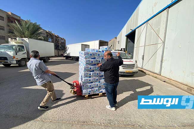 توزيع مستلزمات على مرافق طبية، 29 أكتوبر 2025. (الإمداد الطبي)