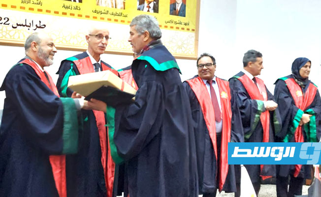 جانب من حفل التكريم (تصوير: مهند سليمان)