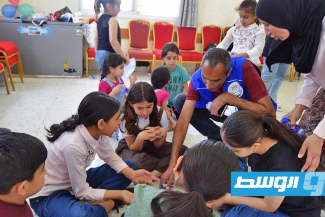 فعاليات داعمة لأطفال فلسطين تنظمها وزارة الثقافة الفلسطينية. (وزارة الثقافة الفلسطينية)