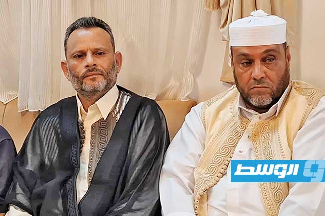 بعض حضور الملتقى الأول لقبائل ورفلة في بني وليد، 20 سبتمبر 2025 (بوابة الوسط)