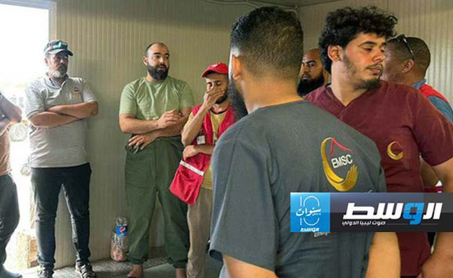 فريق تابع لجهاز طب الطوارئ والدعم في تهالا، الإثنين 19 أغسطس 2024 (منصة حكومتنا)