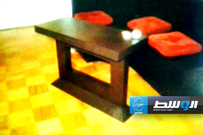 جانب من أعمال الفنان التشكيلي.
