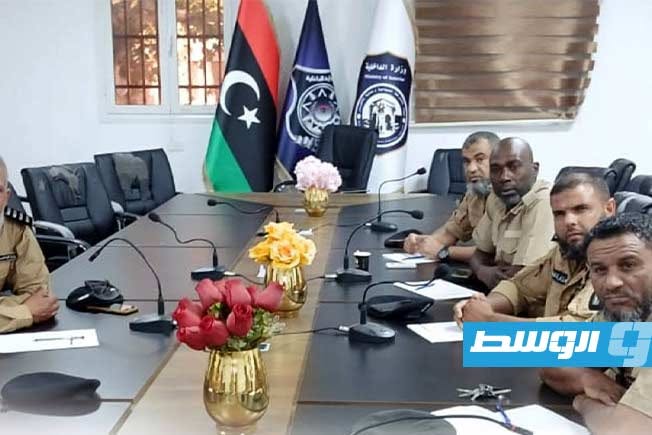جانب من دورة تدريبية لمناقشة الآليات الحديثة لحماية المعالم الأثرية وتأمينها بهدف رفع كفاءة أعضاء الشرطة، 14 يونيو 2026. (جهاز الشرطة السياحية)