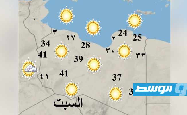 أحوال الطقس اليوم: أجواء مشمسة وسماء صافية على معظم مناطق ليبيا