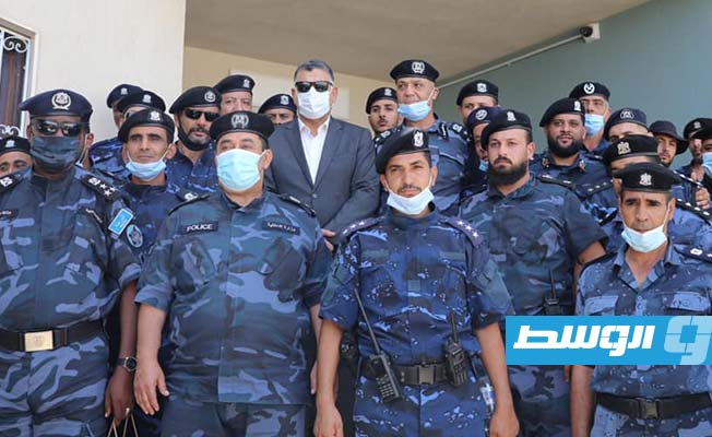 خالد مازن خلال افتتاح مقر الإدارة العامة للدعم المركزي في صلاح الدين, 28 أغسطس 2021. (وزارة الداخلية)