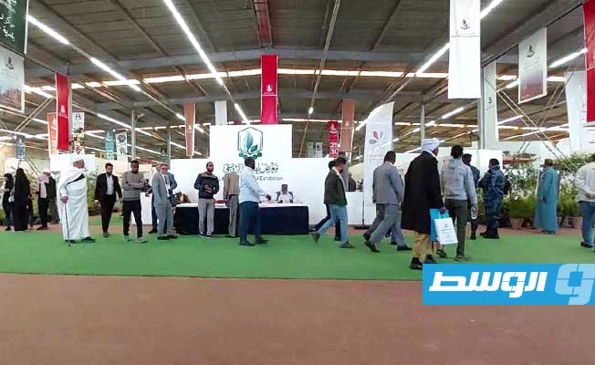 من أجنحة معرض ليبيا الزراعي التي أقيمت في تمنهنت خلال الفترة من 25 إلى 28 نوفمبر 2023. (تصوير: رمضان كرنفودة)