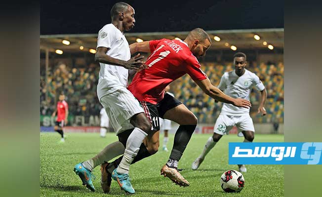 جانب من مواجهة «الأهلي طرابلس» ونظيره «طلائع الجيش» المصري بالبطولة العربية، الأربعاء 11 أبريل 2023 (فيسبوك)