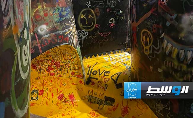 صورة من داخل مشروع «لمة» لإعادة التدوير من أجل صنع الجمال (فيسبوك)