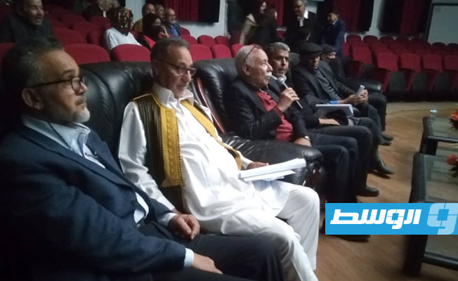 خشبة مسرح المعهد العالي لتقنيات الفنون تستقبل ثلاث مسرحيات للأديب أحمد إبراهيم الفقيه (بوابة الوسط)
