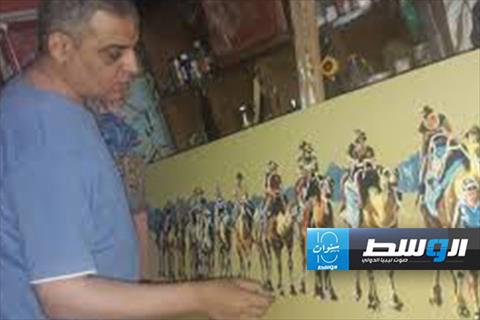 الفنان التشكيلي المصري أسامة الليثي