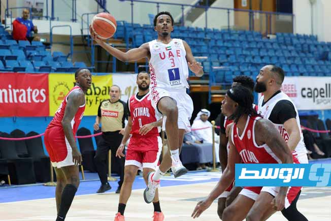 مباراة الاتحاد ومنتخب الإمارات ببطولة دبي الدولية لكرة السلة السبت 25 يناير 2026 (فيسبوك)