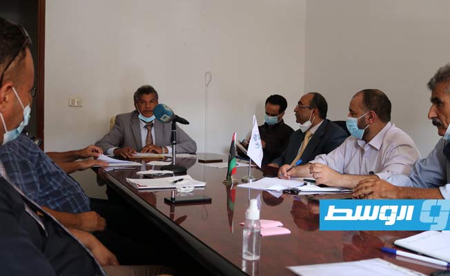 اجتماع اللجنة الاستشارية بوزارة الاقتصاد والتجارة بحكومة الوحدة الوطنية الموقتة، الإثنين، 6 سبتمبر 2021(وزارة الاقتصاد)