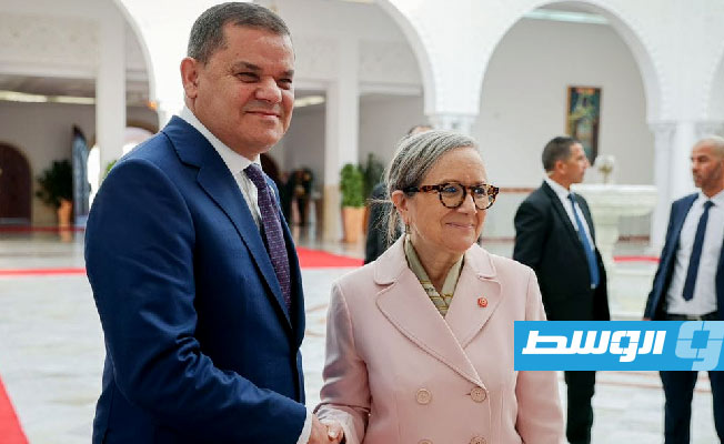 الدبيبة وبودن في تونس، 30 نوفمبر 2022. (حكومة الوحدة الوطنية الموقتة)