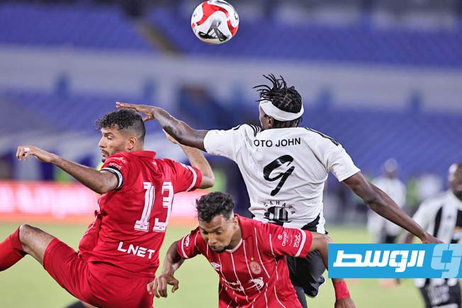 مباراة الاتحاد والمدينة في إياب المجموعة الثانية من دور السداسي الأول بالدوري الليبي الممتاز لكرة القدم، الجمعة 30 مايو 2025. (تصوير - محمود دردور، بوابة الوسط)