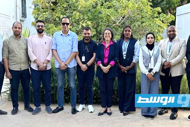 جانب من أحد لقاءات نائبة المبعوثة الأممية ستيفاني خوري في مدينة بنغازي الأسبوع الماضي، الأحد 8 يونيو 2025 (موقع البعثة الأممية)