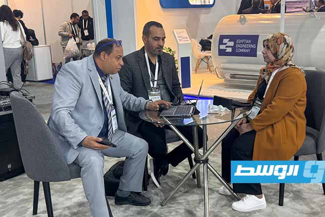 جانب من مشاركة مؤسسة النفط في فعاليات معرض ومؤتمر مصر الدولي للطاقة «إيجبس 2025»، الإثنين 17 فبراير 2025 (صفحة المؤسسة على فيسبوك)