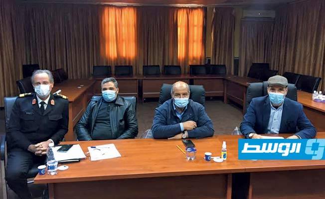 مشاركة جهاز الطب العسكري في حلقة نقاش حول «أنظمة الصحة العسكرية لدول 5+5 دفاع خلال جائحة كوفيد-19», 12 ديسمبر 2020. (دفاع الوفاق)