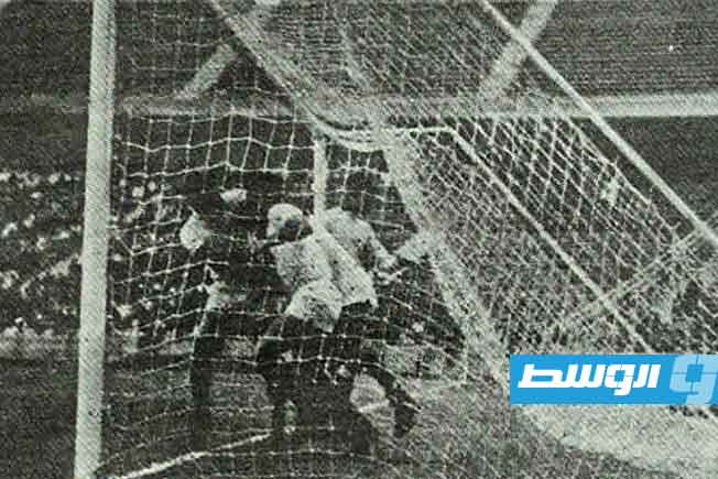 أحداث من مباراة المنتخب الليبي أمام نظيره المصري. (خاص - الوسط)