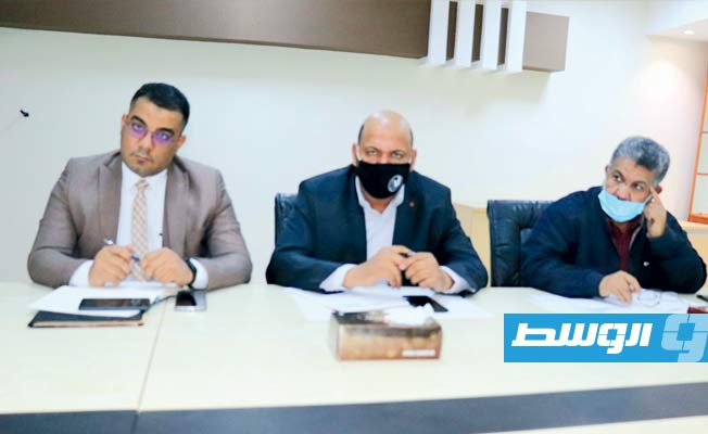 اجتماع وزيرة الشؤون الاجتماعية مع ممثلي الجهات المعنية بتنفيذ منحة الزوجة والأبناء. (وزارة الشؤون الاجتماعية)