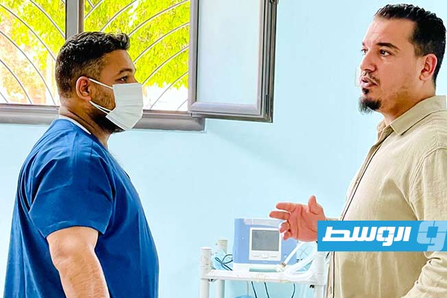 علاج المهاجرين المصابين بمركز الخمس الطبي، الخميس 28 مايو 2026. (مركز الخمس الطبي)