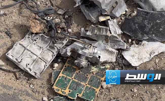 صورة نشرتها جريدة «نيويورك تايمز» الأميركية لبقايا قنبلة أميركية الصنع استخدمها جيش الاحتلال في قصف مخيم للنازحين في رفح.