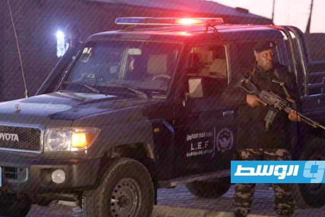 مشاركون في الدوريات الأمنية بوادي نسمة ووادي مرسيط (إدارة إنفاذ القانون بالإدارة العامة للعمليات الأمنية)