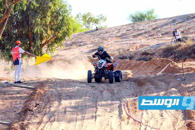 جانب من منافسات بطولة ليبيا للموتوكروس. (إنترنت)