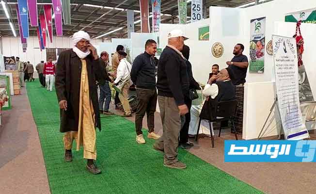 من أجنحة معرض ليبيا الزراعي التي أقيمت في تمنهنت خلال الفترة من 25 إلى 28 نوفمبر 2023. (تصوير: رمضان كرنفودة)