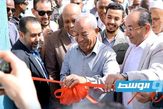 من افتتاح منصة فورية لتعبئة الغاز في تاورغاء، الخميس 16 أكتوبر 2025 (شركة البريقة لتسويق النفط)