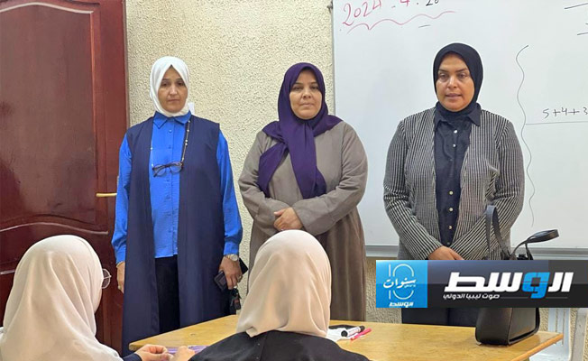 من انتظام الدراسة بمدارس الشهادتين الإعدادية والثانوية، 20 أبريل 2024. (وزارة التعليم)