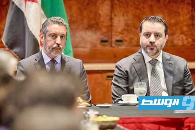 من لقاء المجموعة العربية في مجلس الأمن، السبت 26 أبريل 2025 (حساب السني على إكس)