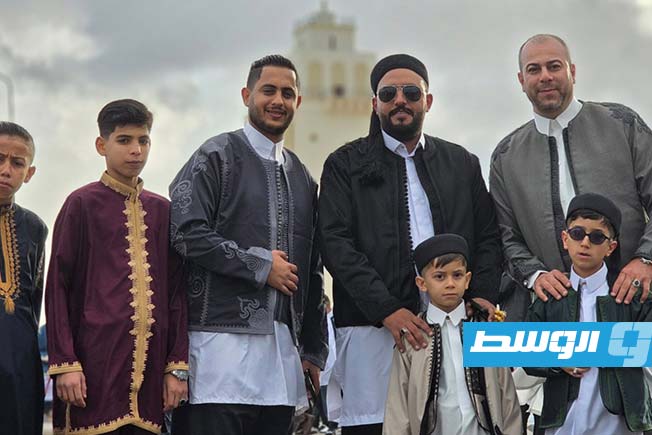 الشباب المشاركون في التجمع، 31 مارس 2025. (تصوير: ماهر الغرياني)