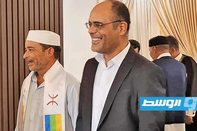 بعض حضور الملتقى الأول لقبائل ورفلة في بني وليد، 20 سبتمبر 2025 (بوابة الوسط)
