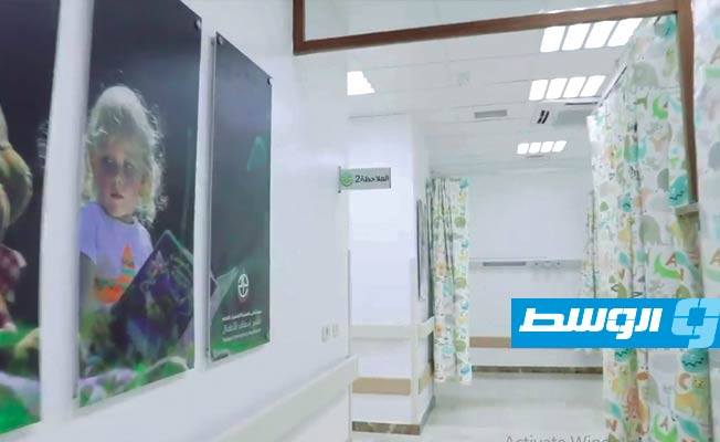 صيانة وتجهيز أقسام مستشفى الهضبة الخضراء في طرابلس، 18 سبتمبر 2020. (صحة الوفاق)