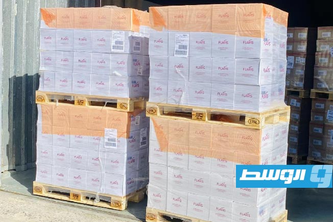 شحنة من مشغلات غسيل الكلى تصل عدد من المستشفيات، الثلاثاء 9 سبتمبر 2025. (جهاز الإمداد الطبي)