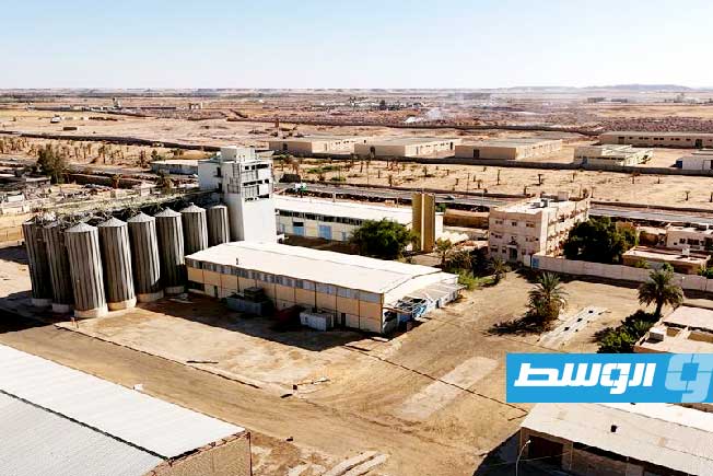 مصنع أعلاف سبها، 29 ديسمبر 2025. (الجهاز الوطني للتنمية)