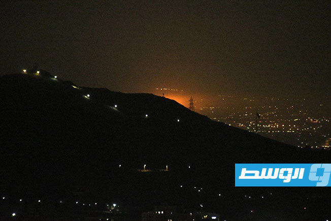 غارات على مناطق متفرقة في طهران مساء الأحد، 1 مارس 2026. (الإنترنت)